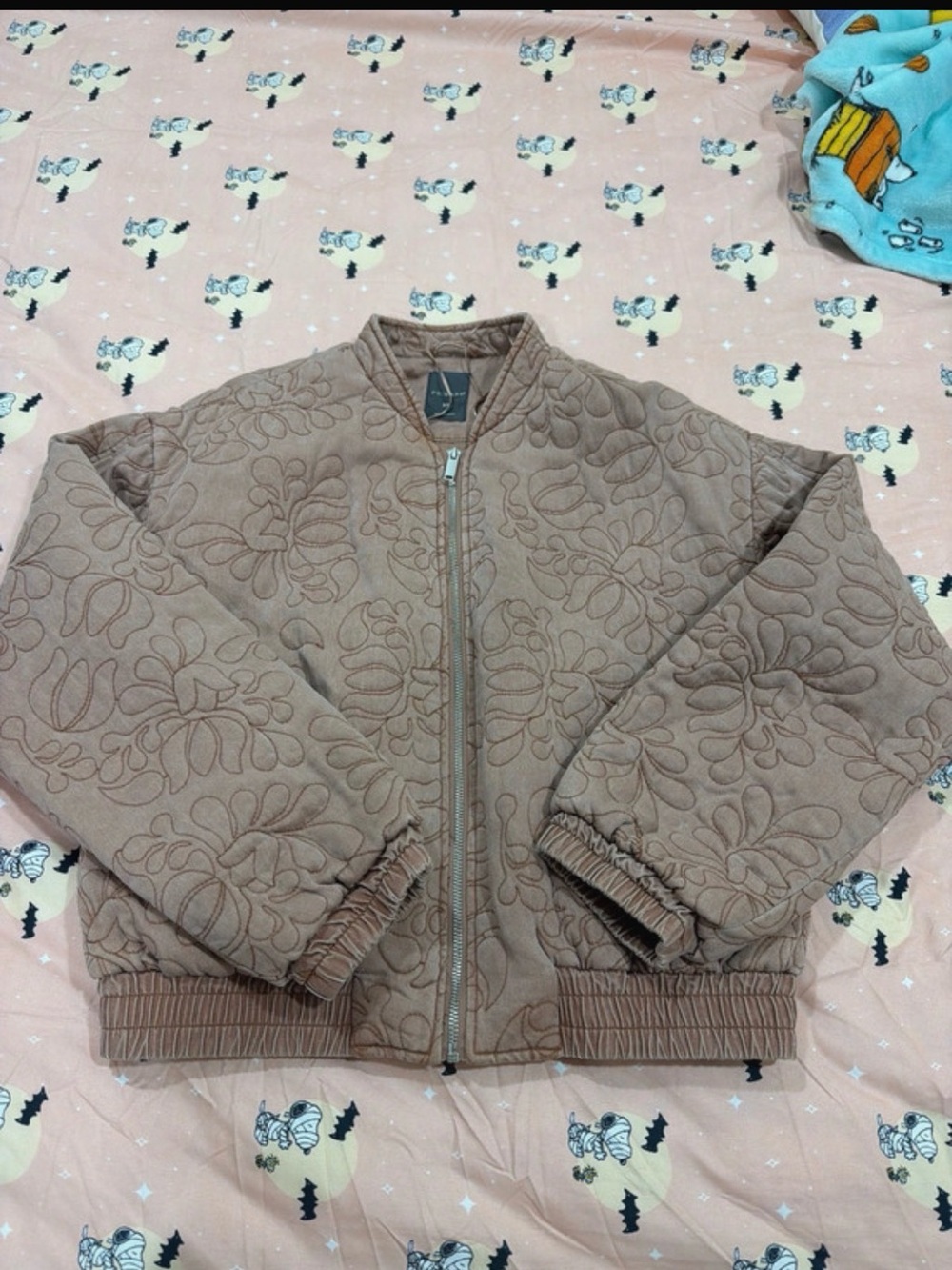 Primark Women’s Quilted Bomber Jacket - Taupe